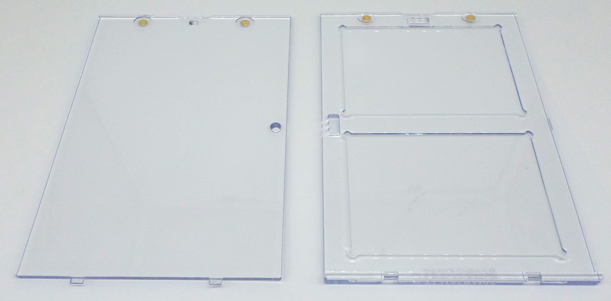 docsmagic.de 10x Magnetic 2-Card Holder Clear 35 PT UV safe, 10 Pieces, 2-Card 35 PT Clear - Image 3