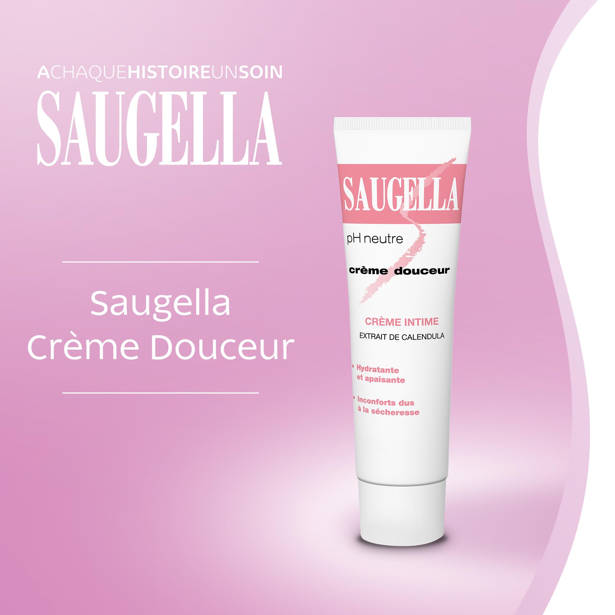 Image secondaire de Saugella Crème Douceur Intime - Hydratation et Apaisement 30 ml