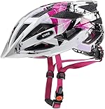 Uvex Unisex Teenagers’ Air Wing Bicycle Helmet, white, 52-57 cm