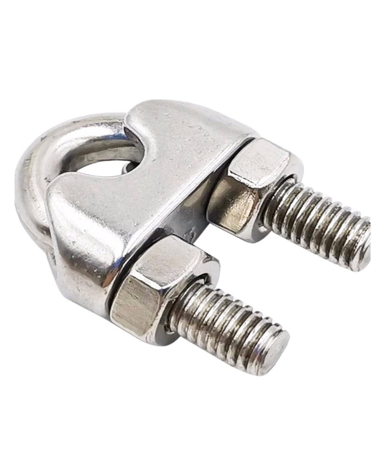 Fissante a sella con morsetto a clip con corda a c Clip for fune metallica in acciaio inossidabile 1-2 pezzi 304(M2 2pcs)