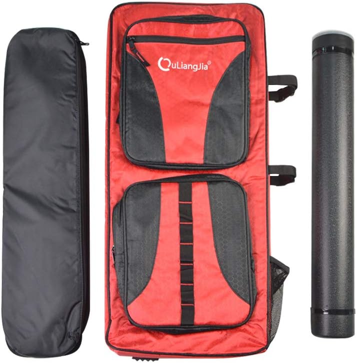 SHARROW Archery Recurve Backpack Bag Take Down Bow Case up to 28'' -Telescopic Arrow Tube Included – Hunting Shoulder Recurve Bow Bag