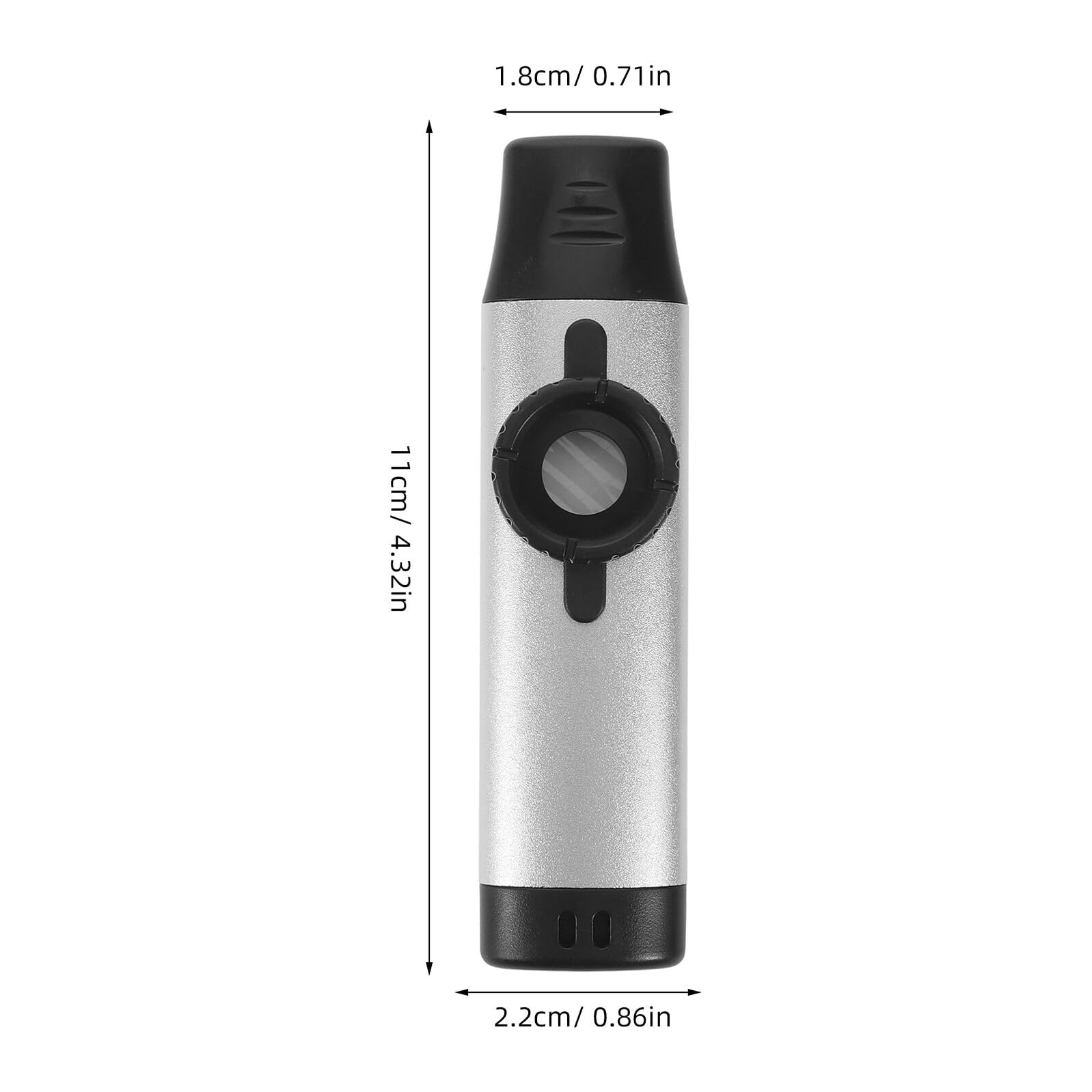 Kazoo de Metal Electrónico Dk-83 Plateado Instrumento Musical Portátil para Principiantes Compacto y Fácil de Tocar Adecuado para Fiestas y Práctica Casa