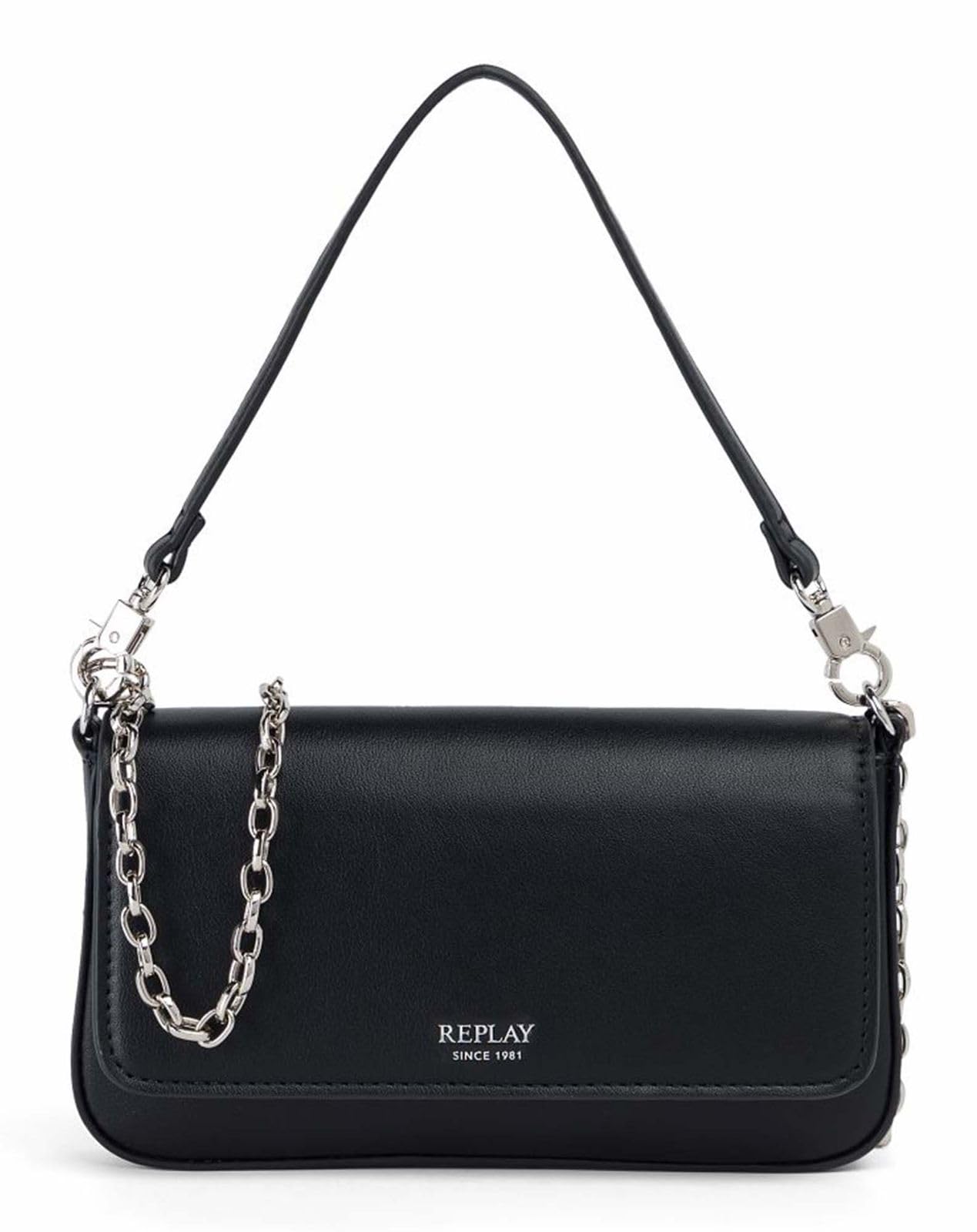 Replay Women Fw3814 Handbag, 0098 Black, Einheitsgröße