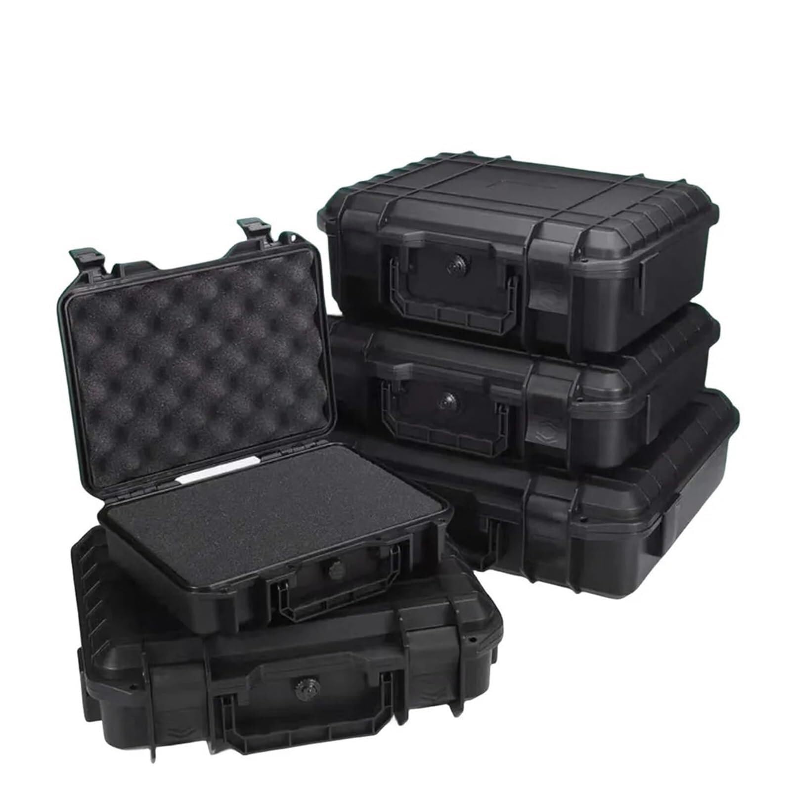 Tool Box 1pc Waterproof Hard Carry Case Bag Tool With Pre-cut Sponge Storage Box Safety Protector Organizer Hardware Toolbox Impact(360x300x105mm)