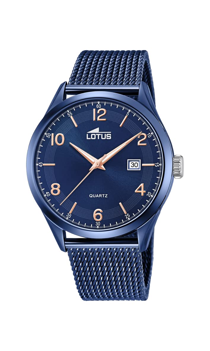 LOTUS Reloj Analógico para Hombre de Cuarzo con Correa en Acero Inoxidable 18632/1