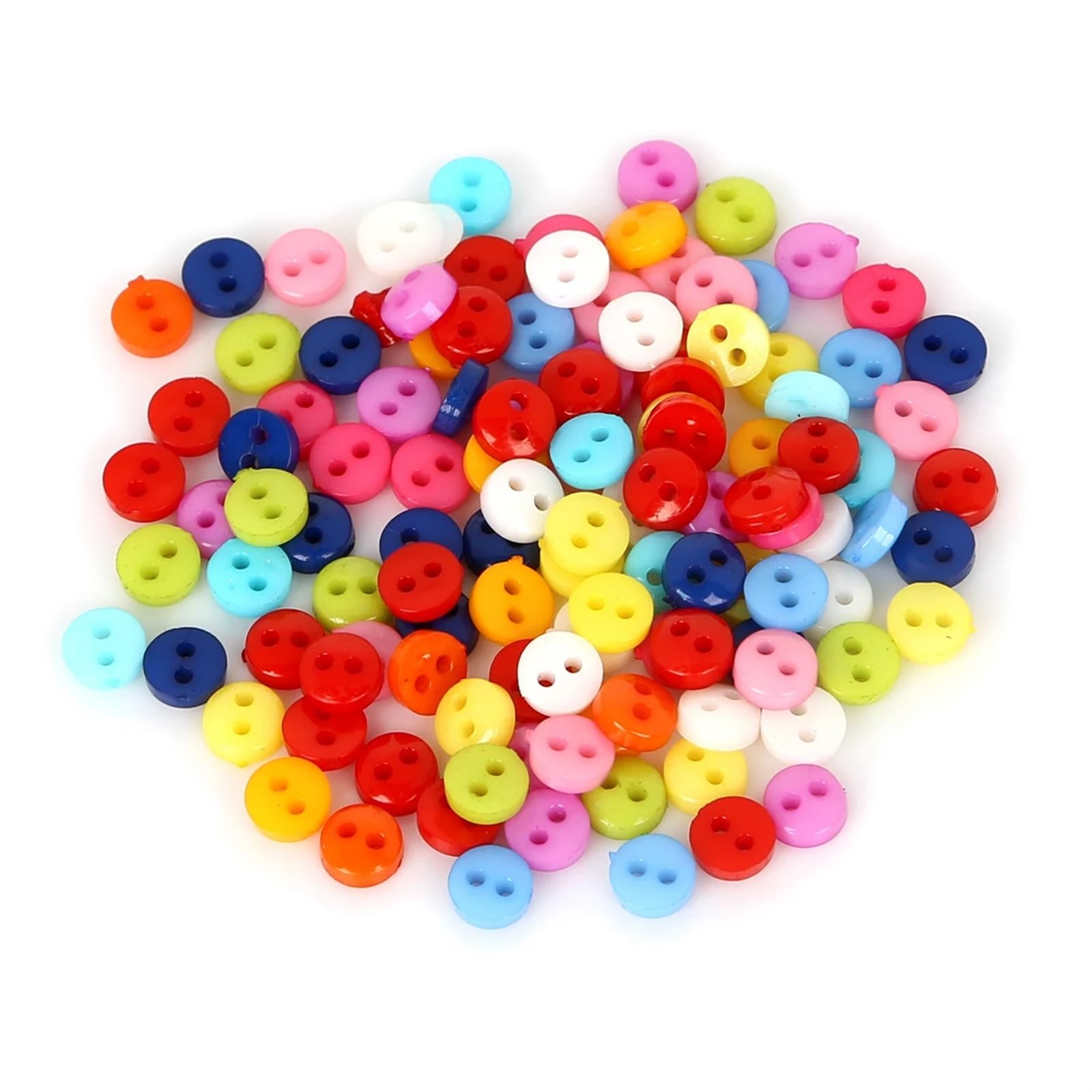bottoni, Bottoni Da Cucire In Resina Confezione 700 Pezzi Diverse Dimensioni(10mm 100pcs)