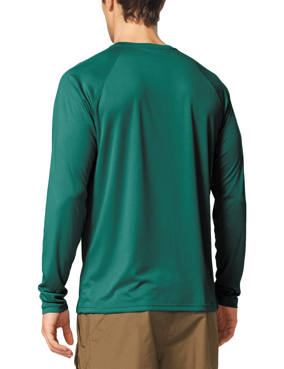 baleaf T-Shirt Anti-UV Homme Rashguard Manche Longue et Court Tee Shirt Protection Solaire Léger Séchage Rapide pour Baignade Surf Pêche Natation Plongée Plage