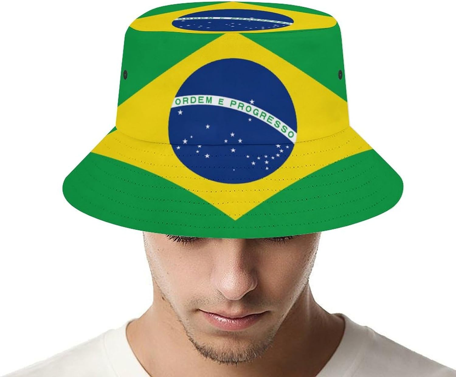 National Bucket Hat for Men Women - Patriotic Soccer Fisherman Hat image 5