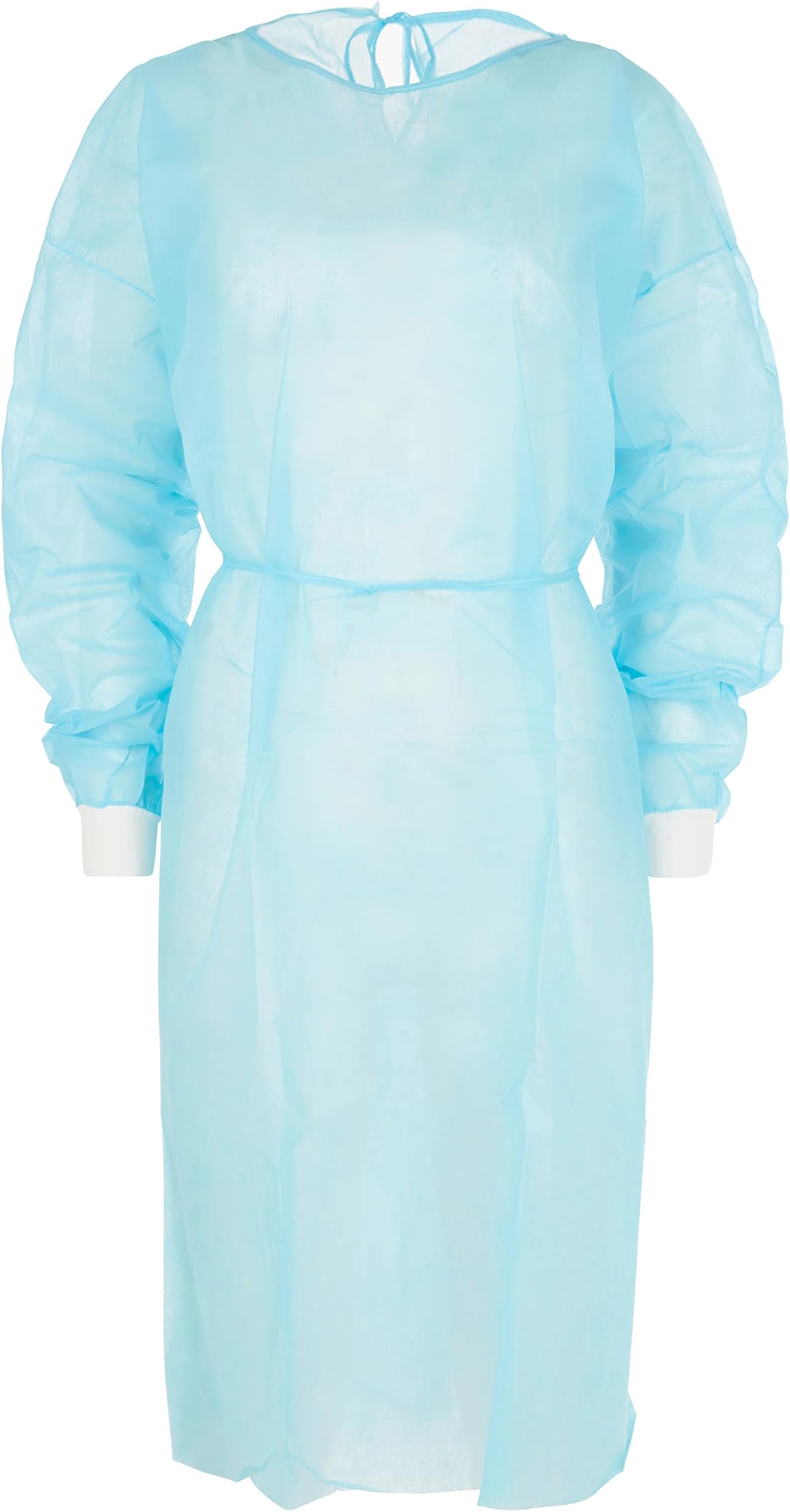 Extra Large Disposable Isolation Gowns, 50 per Case (Blue)