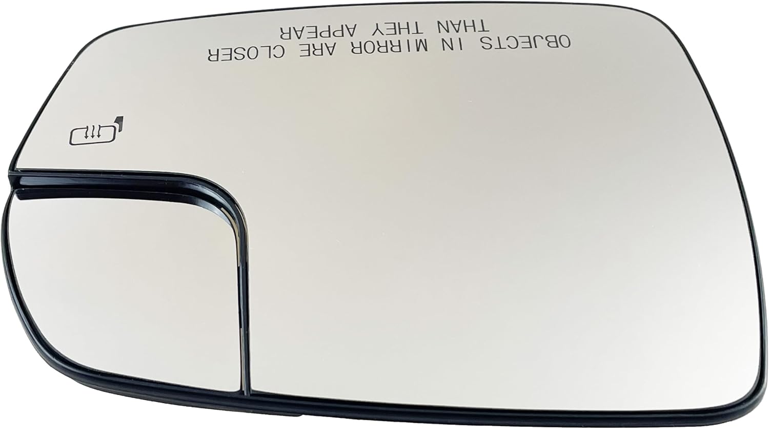 Passenger Side Heated Mirror Glass Compatible with 2015 2016 2017 2018 Ford Edge Right Side Mirror Glass with Rear Holder