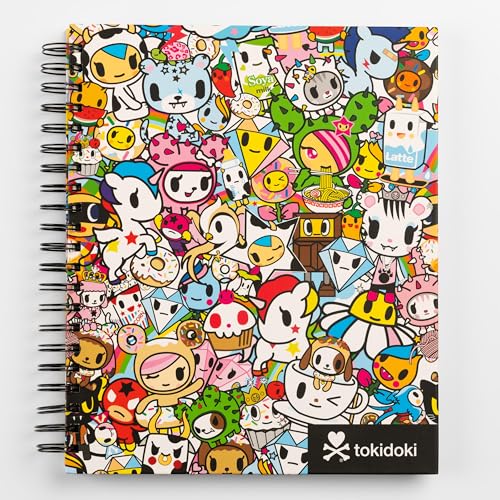 Image of tokidoki Sketchbook with Spiral Hardcover Blank Sketch Book, 9 x 11-Inches