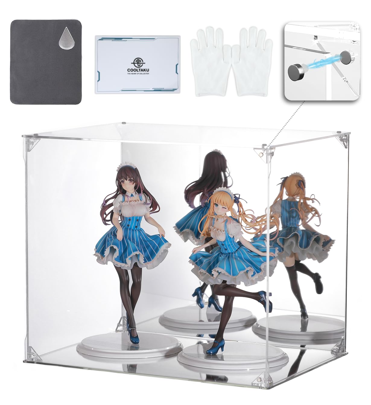 Amazon.co.jp: COOLTAKU フィギュアケース アクリル UVカット 台座