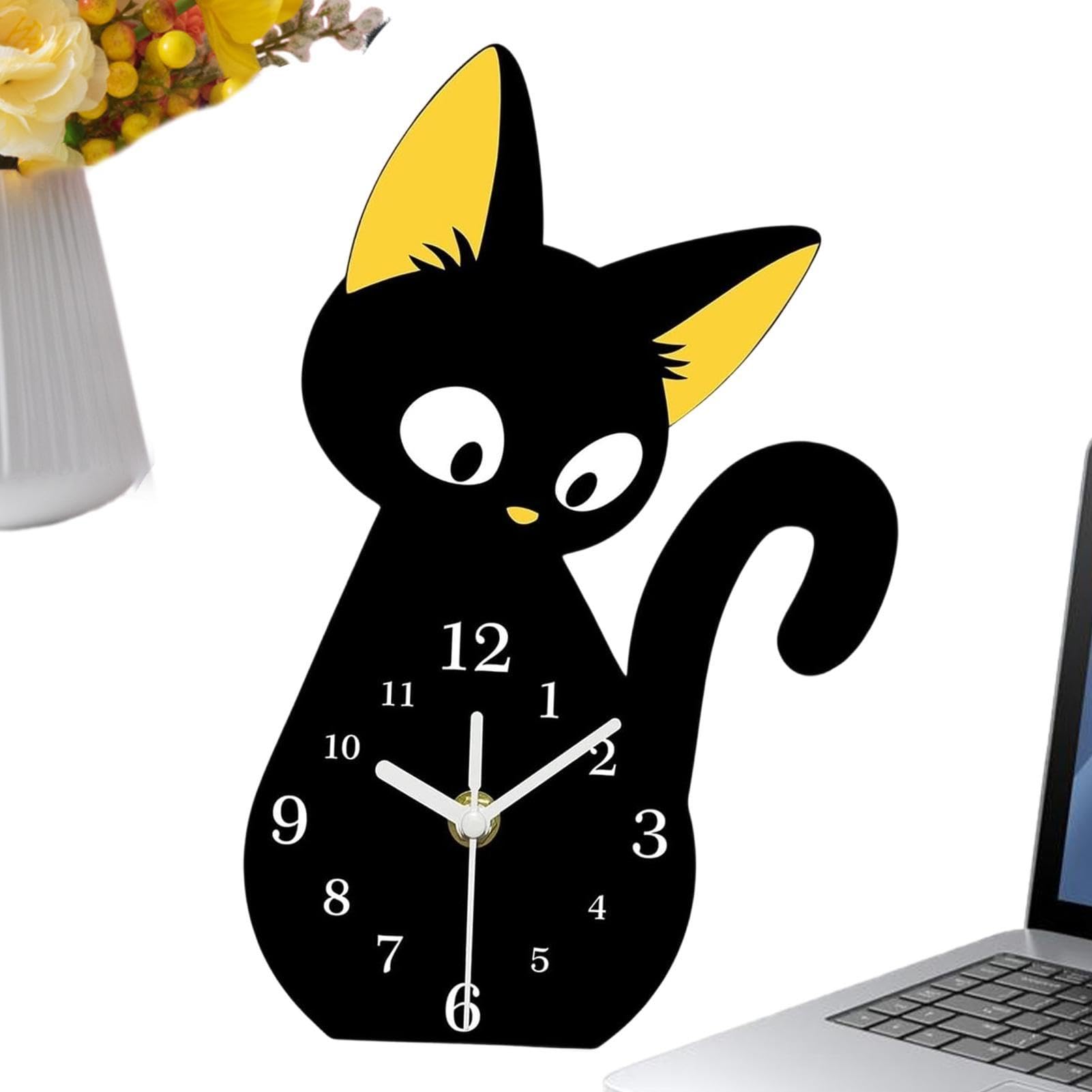 Reloj de mesa analógico sin reflejos para ver la hora en la cocina