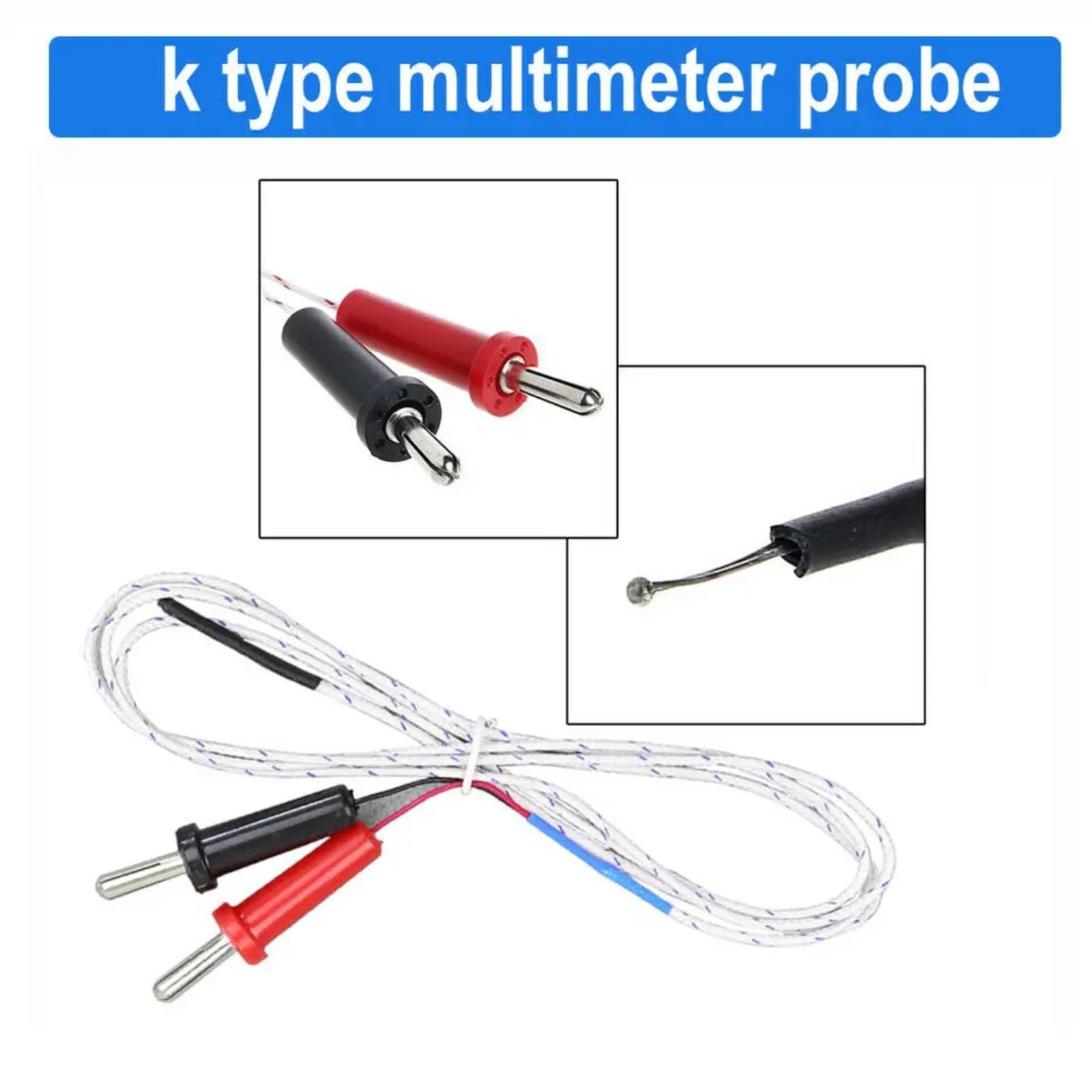 1PCS 1 K Thermoelement Temperatursonde