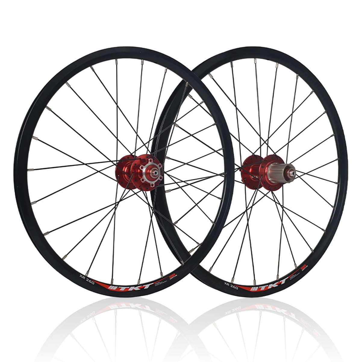 Roues BMX 16 pouces vélo pliant frein à disque cassette 8 9 10 11 vitesses