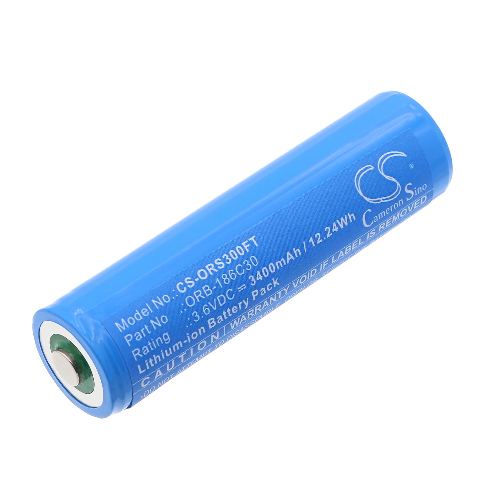 TECHTEK Batterie 3400mAh Compatible avec [Olight] Baton Pro, H2R headlamp, Perun headlamp, R20, S2R, S2R II, S30R II, S30R III, Warrior Mini I, Warrior Mini remplace ORB-186C30, ORB-186C32, Or FBA
