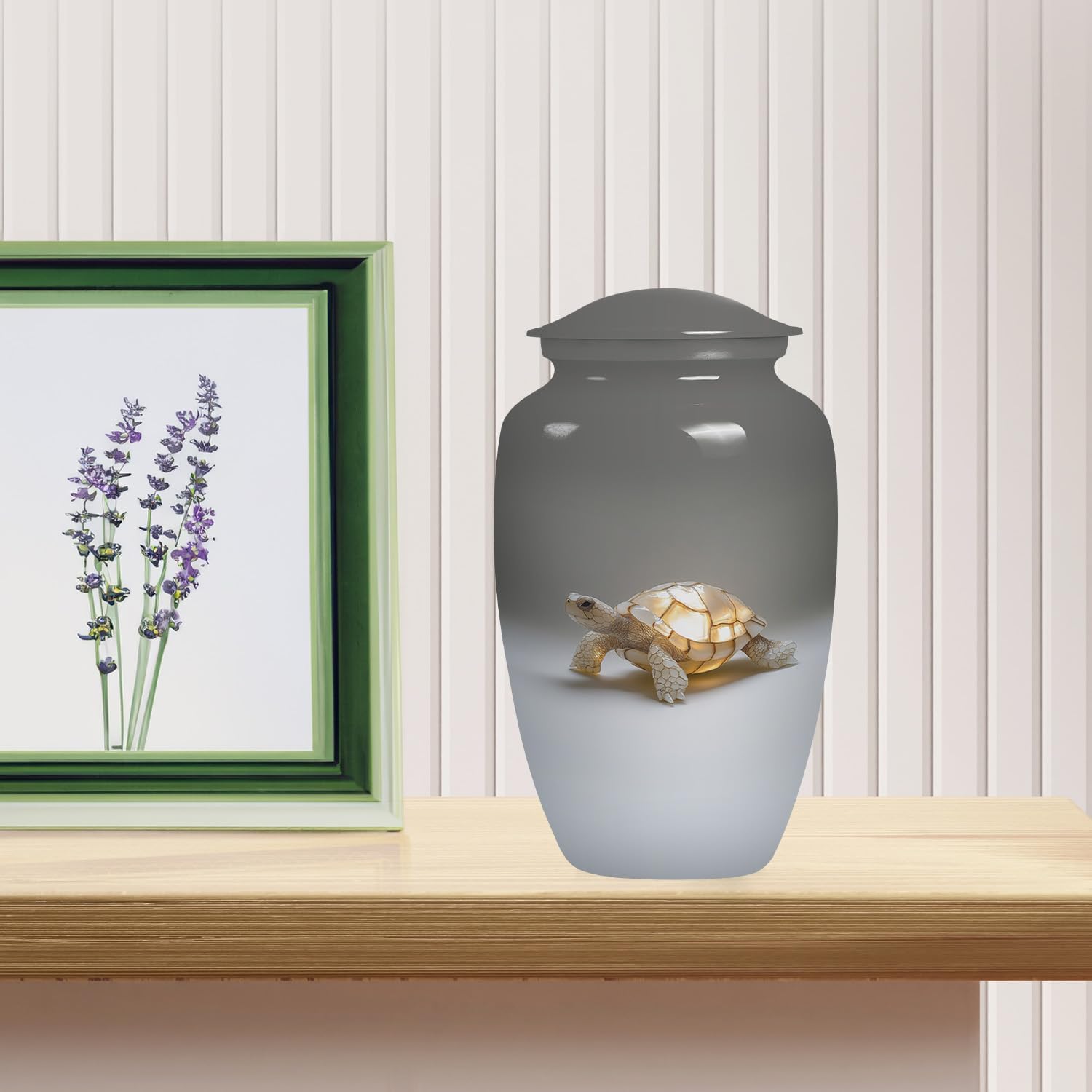 Turtle Haven Urn - Mini Urns for Human Ashes - Urn for Ashes Adult Male - Cremation Urns for Human Ashes - Human Urns for Ashes - Adult Urns for Human Ashes Women - Burial Urn - Combo Large & 4 Small