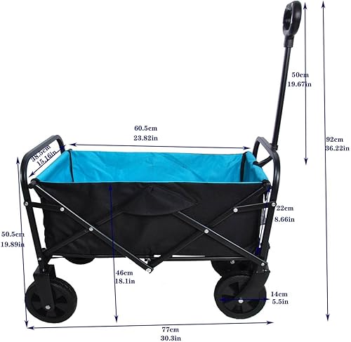 Miniatura 4 de Carro de playa plegable para jardín