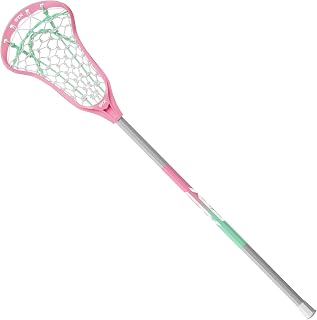 STX Crux Jr. Complete Lacrosse Stick for Girls Under 7 - Beginner Youth Stick with Lock Pocket Jr.