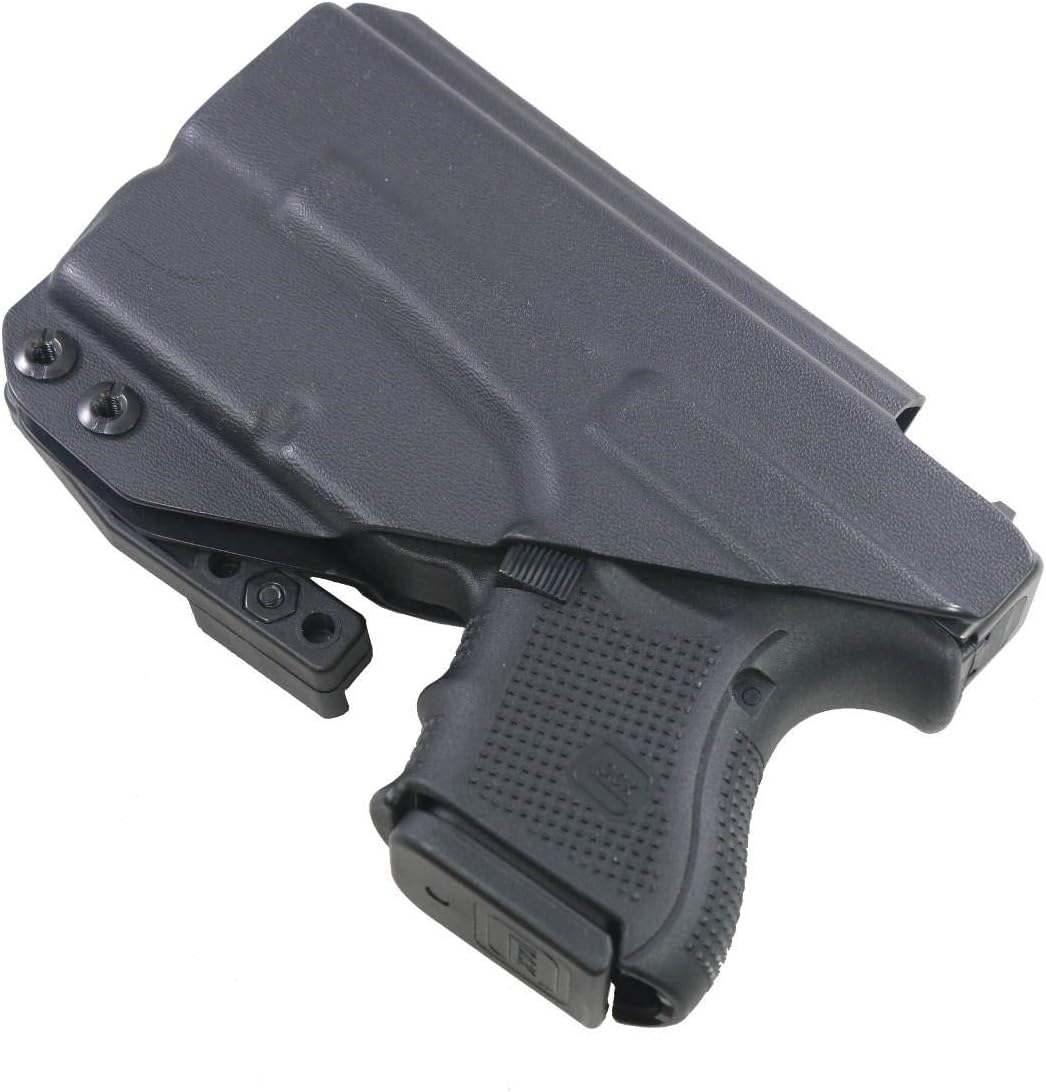 FDO Industries (Formerly Fierce Defender IWB Kydex Holster Compatible with Glock 26 w/ TLR6 -The Paladin Series -Made in USA-