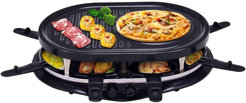 Amazon.com: Costzon Raclette Grill for 8 People w/Indicator Light ...
