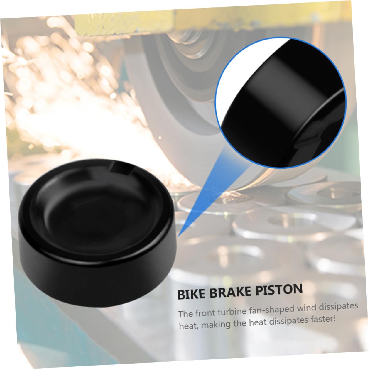 Bicicleta De Presión De Aceite Kit De Frenos De Bicicleta Kit De Freno Bicicletaa Kit De Reparación Freno De Metal Pistón De Metal Pinza De Freno Hidráulico Bicicleta Kit De Sello