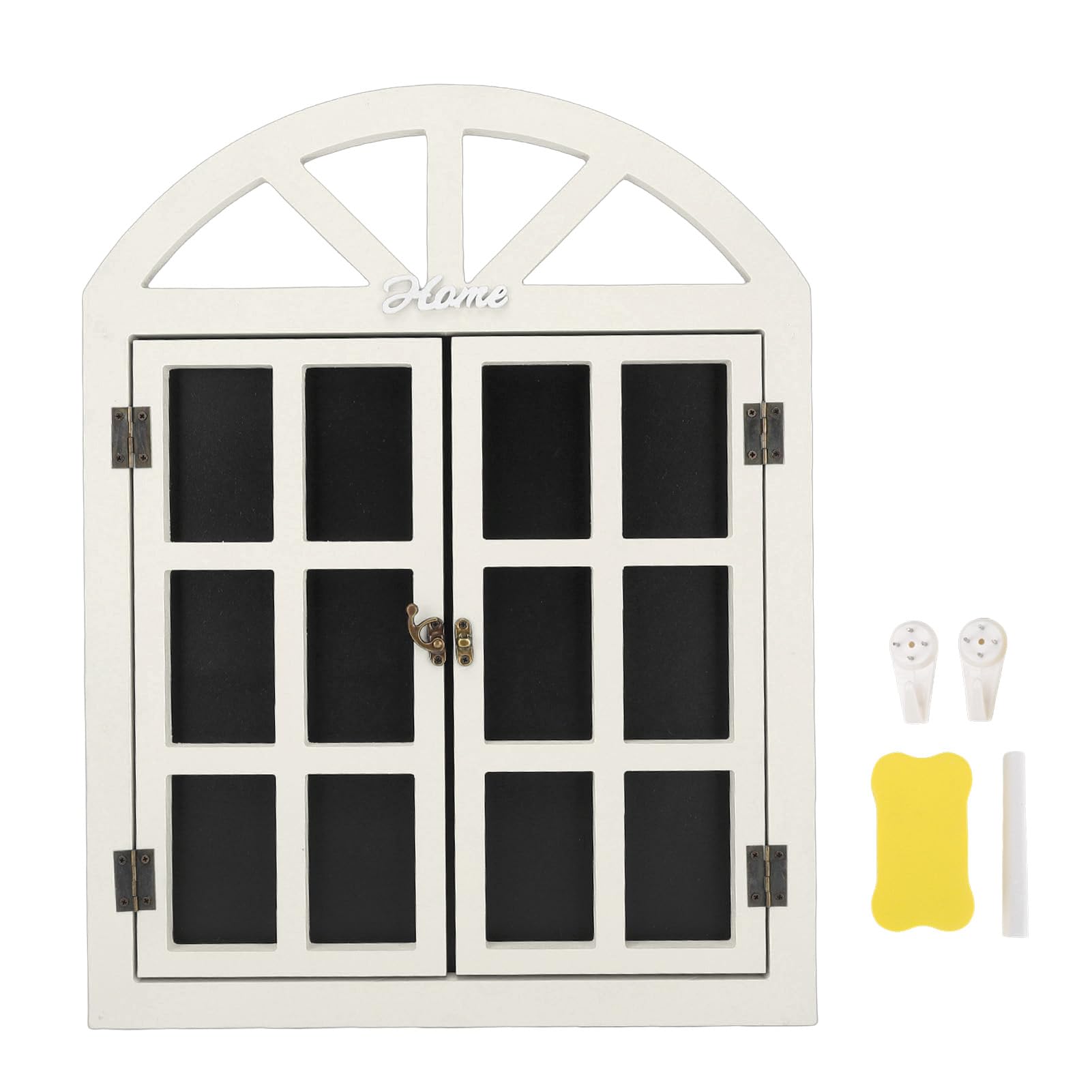 Kreidetafel mit Holzrahmen, Löschbarer Fensterrahmen, Hängetafel, Schild für Hochzeit, Küche, Restaurant (7702A-02)