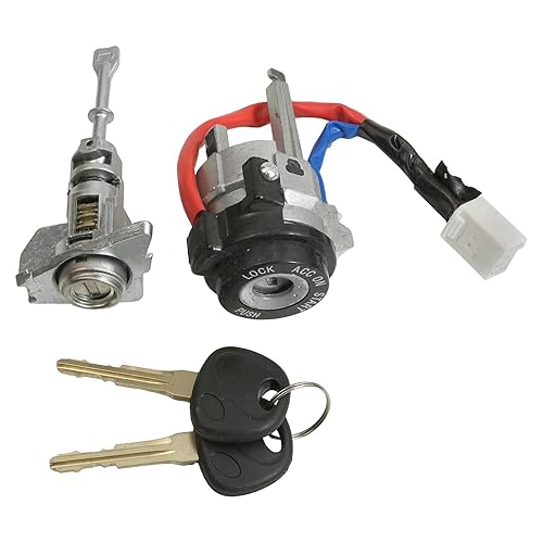 Juego de cilindros de bloqueo completo para automóvil 81970-3XA00 819703XA00 compatible con Hyundai Elantra 2011-2015 1.8L 2.0L Kit de cilindro de
