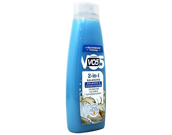 Alberto VO5 2 in 1 Shampoo & Conditioner for Unisex 15 oz Deeply Nourishing
