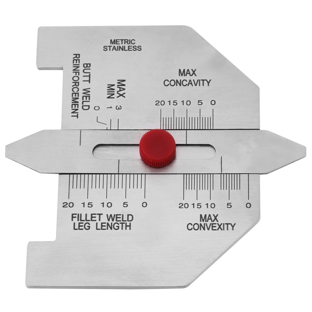 Weld Size Fillet Weld Butt Weld Welding Gauge Stainless Steel Inch Inspection Gauge Length Concavity Convexity Gage mm