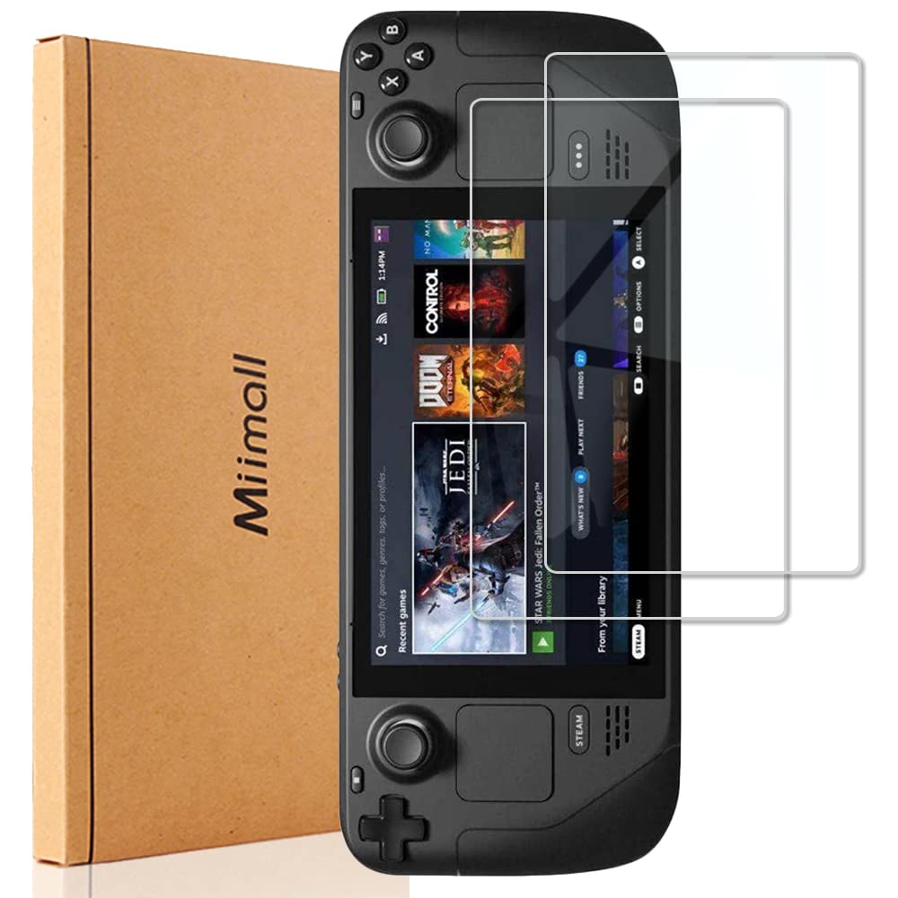 Amazon | 【2枚セット】Steam Deck ガラスフイルム Miimall