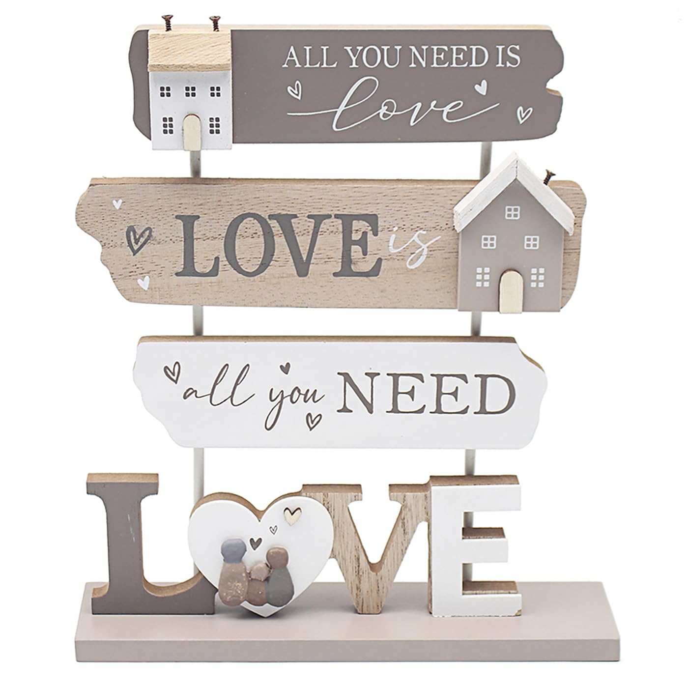 Lesser & Pavey Love Standing Decor Plaque — image 1