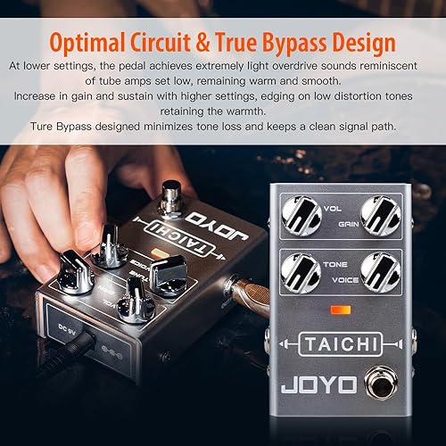 Miniatura 31 de JOYO Overdrive Pedals Serie R Pedal de doble canal limpio y salvaje efecto Overdrive para guitarra eléctrica (máximo R-05)