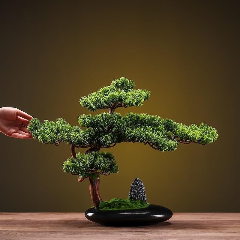 Bonsaï artificiel décoration maison style chinois plante sans eau