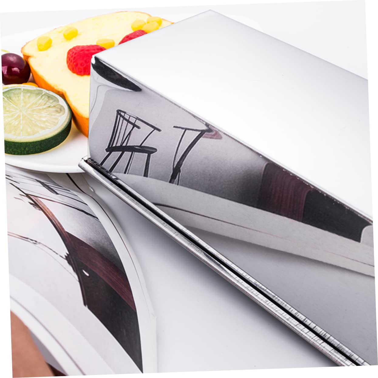 HOLIDYOYO Tall Cake Molds for Baking Set of 3 Stainless Steel Molds Round Rectangle Perfect for Cookies Biscuits