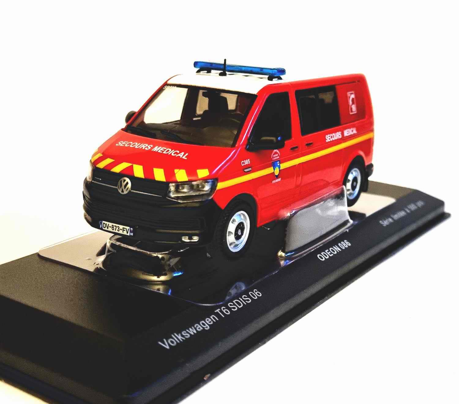 VolksWagen T6 Pompiers Secours médical ODEON