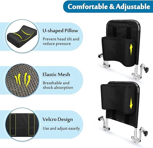 Miniatura 6 de Almohada de posicionamiento de la cabeza para silla de ruedas, posoperatoria, estabilizador de cuello, posicionador de cabeza, cuña de espuma