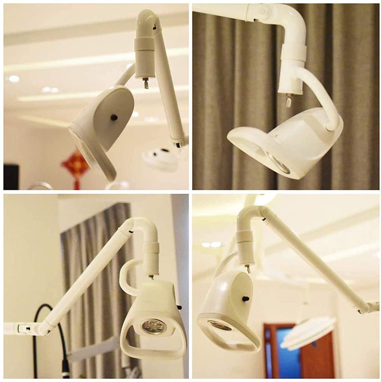 Ścienna Wisząca Chirurgiczna, Stomatologiczna Wisząca LED Chirurgiczna Lampa Lekarska Bezcieniowa Lampa Ścienna Stomatologia Otorynolaryngologia Chirurgia Medyczna Lampa kosmetyczna.