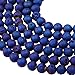rockcloud Deep Blue Titanium Coated Druzy Agate Geode Loose Beads Round 8mm Strand Healing Reiki Balancing Energy Quartz Crystal