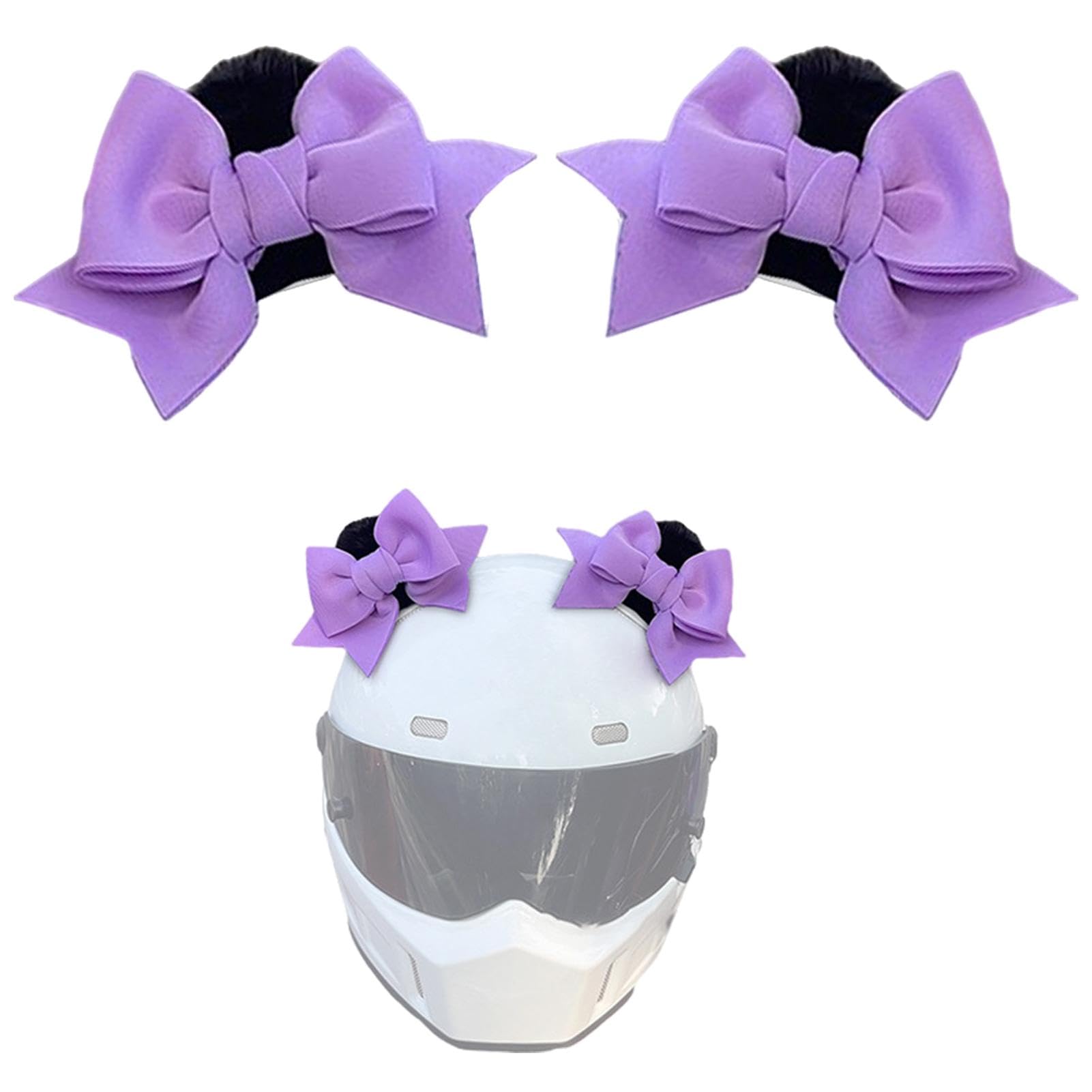Cycling Hat Cat Ears,Motorcycle Hat Decor Hat Ears | Fashion Bow, Safety Hat Attachments, Cat Ears, Scooter Cycling Motorcycle Hat Accessories