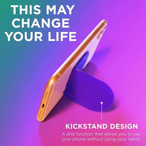 Miniatura 8 de Flipstik Nuevo V2 - Soporte adhesivo plegable para teléfono, pega el teléfono al espejo, ventana, paredes para ver manos libres, selfies o videos -