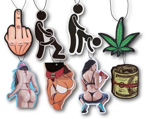 Sexy Women Weed Naughty Ballin' Pack Car Air Fresheners Scented With P