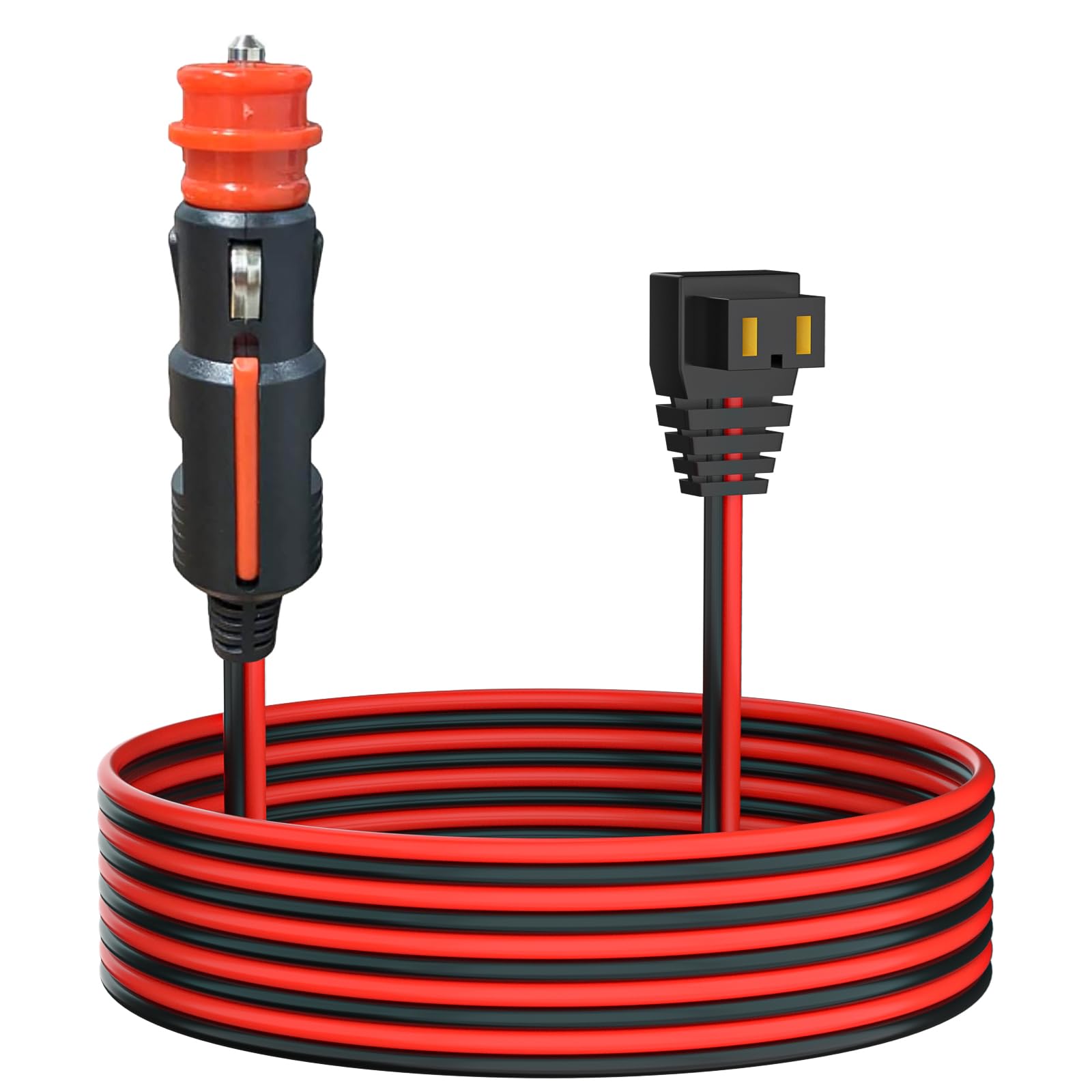 Amazon.com: 12V/24V DC Power Cord Cigarette Lighter Plug for Car  Refrigerator Portable Car Refrigerator Fridge (10FT) : Automotive