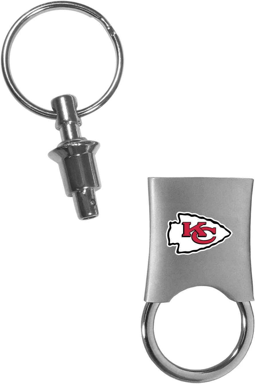 Siskiyou Sports NFL unisex Leather Tri-fold Wallet & Valet Key Chain