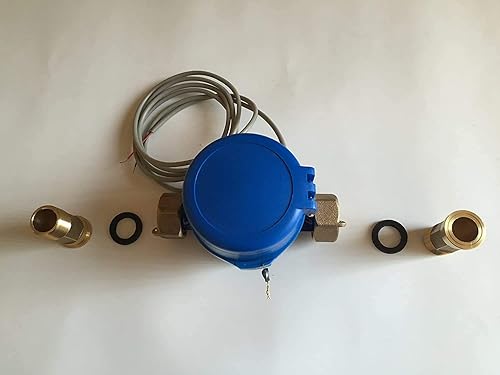 Miniatura 4 de Medidor de agua DAE AS130U-50P, 1/2", con salida de pulso, medición en galones + acoplamientos