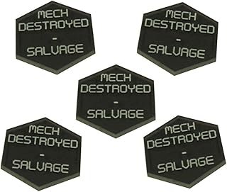 LITKO Destroyed Salvage Tokens, Translucent Grey (5)