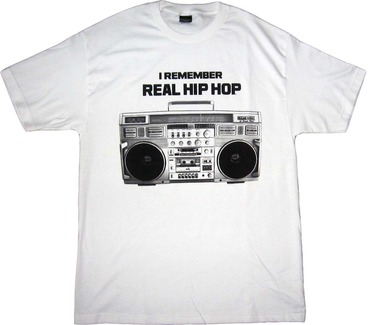 Ill Street Blues I Remember Real Hip Hop Boombox Radio T-Shirt