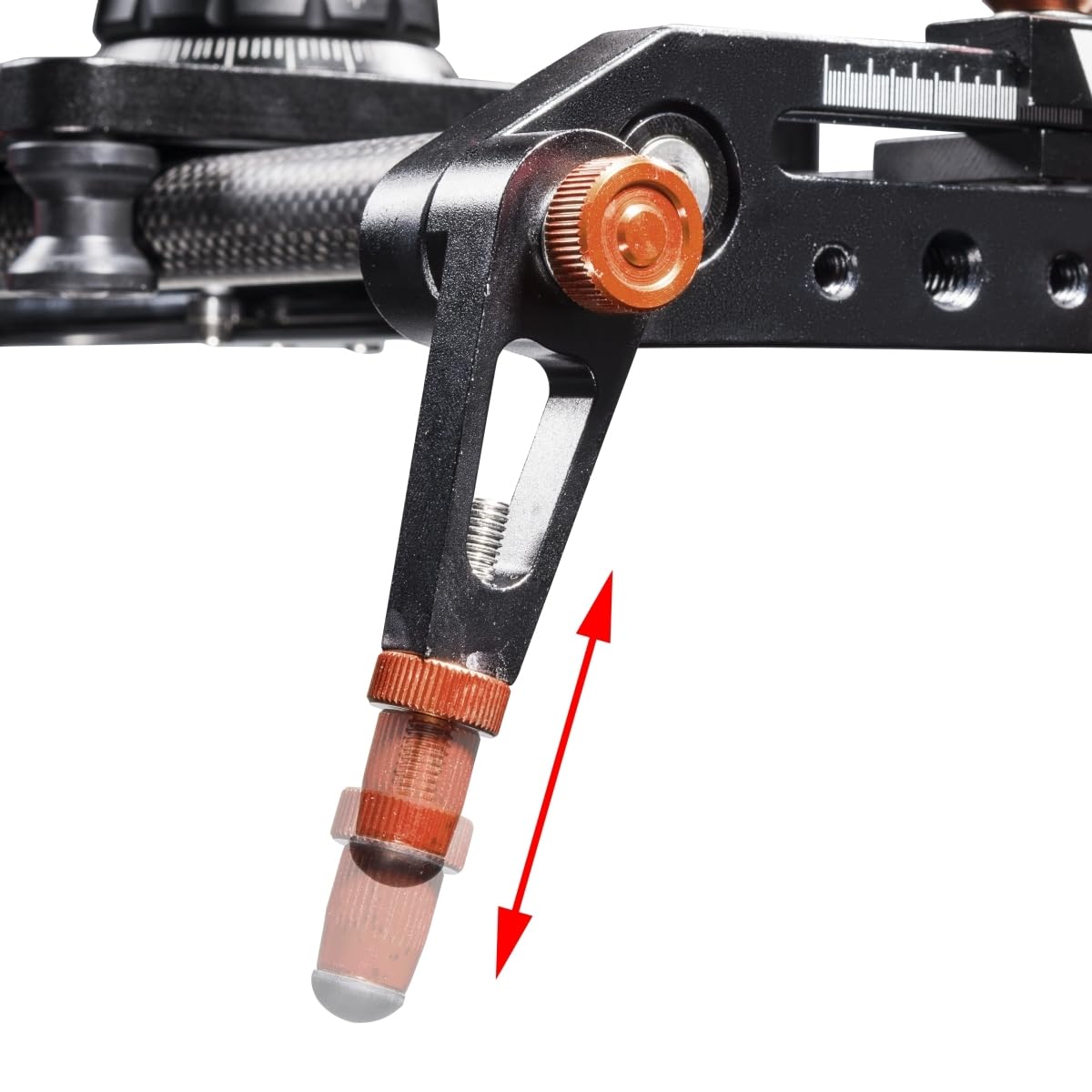 Walimex pro Carbon Follow Focus Parallax Slider 12 schwarz/orange 21640