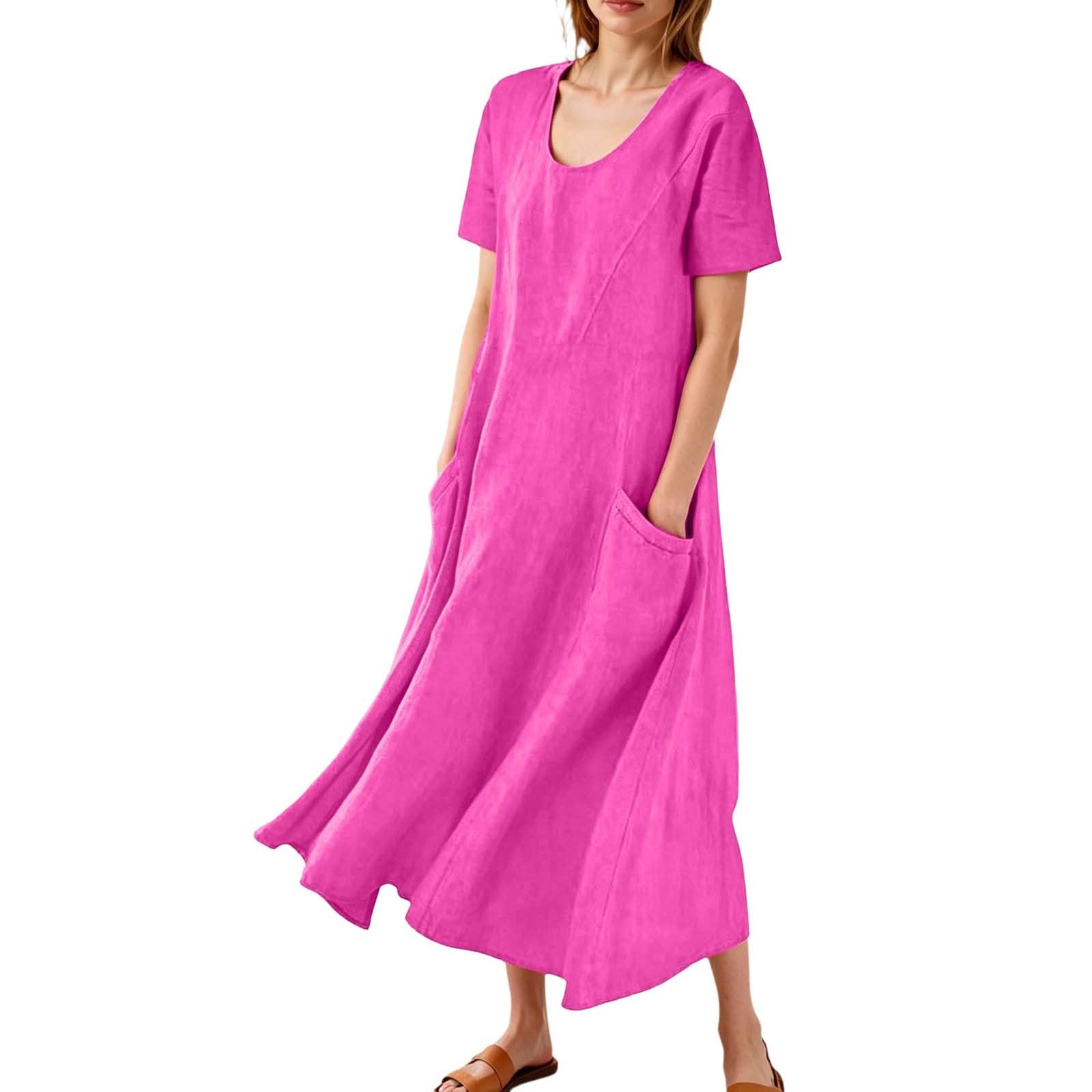 Robe d'été décontractée à manches courtes pour vos vacances