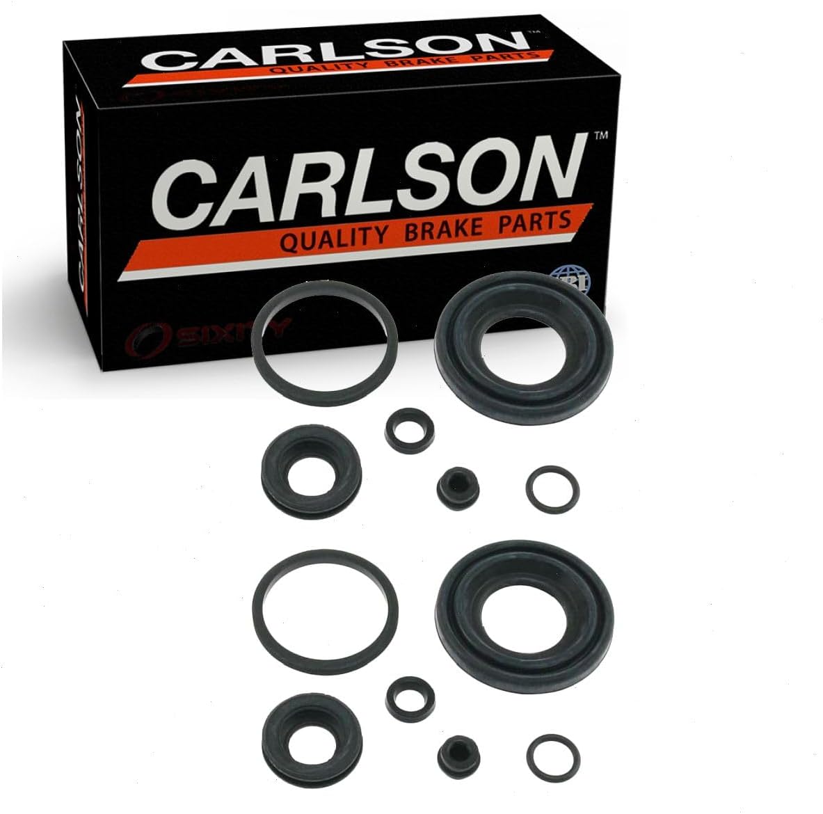 2 pc Carlson Rear Brake Caliper Repair Kits compatible with Honda Civic 2002-2015